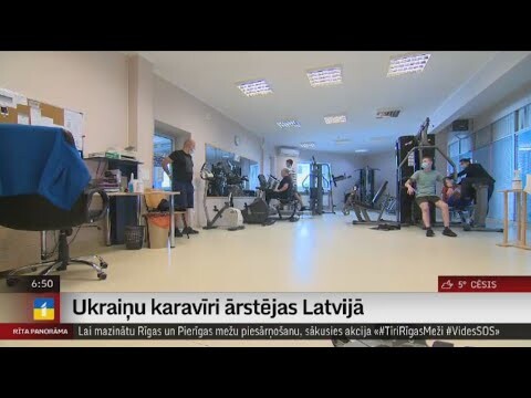 Ukraiņu karavīri ārstējas Latvijā