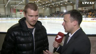 Intervija ar Latvijas izlases aizsargu Oskaru Cibuļski