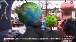 Vācijā notiek "klusie vīrusa" karnevāli