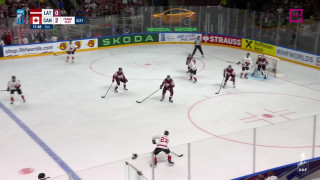 Pasaules hokeja čempionāta spēle Latvija - Kanāda 0:3