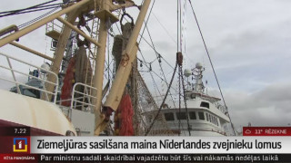 Ziemeļjūras sasilšana ietekmē Nīderlandes zvejnieku lomus