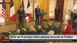 ASV un Francijas līderi pieļauj sarunas ar Putinu