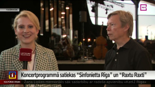 Koncertprogrammā satiekas "Sinfonietta Rīga" un "Raxtu Raxti"