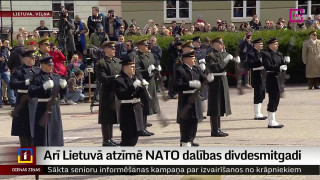 Arī Lietuvā atzīmē NATO dalības divdesmitgadi
