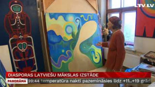 Diasporas latviešu mākslas izstāde
