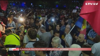 Rumānijā protesti pret korupciju - ikdiena