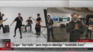 Grupai "Bad Habits" jauns singls un videoklips "Neatbildēts Zvans"'