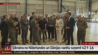 Ukraina no Nīderlandes un Dānijas varētu saņemt 42 F-16