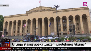 Gruzijā stājies spēkā "ārzemju ietekmes likums"