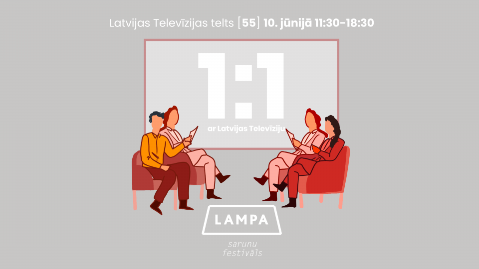 Latvijas Televīzijas programma sarunu festivālā "Lampa"
