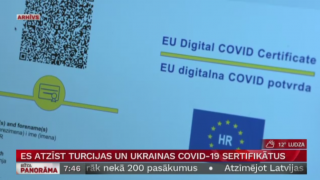 ES atzīst Turcijas un Ukrainas Covid-19 sertifikātus