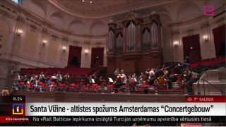 Altiste Santa Vižine – Amsterdamas "Concertgebouw" orķestrī