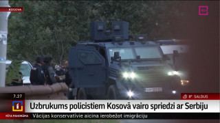 Uzbrukums policistiem Kosovā vairo spriedzi ar Serbiju