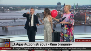 Itālijas iluzionisti šovā "Kino brīnumi"