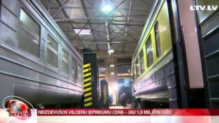 Neizdevušos vilcienu iepirkumu cena – jau 1,9 miljoni eiro