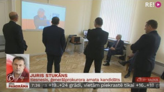 Telefonsaruna ar tiesnesi, ģenerālprokurora amata kandidātu Juri Stukānu