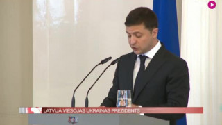 Latvijā viesojas Ukrainas prezidents