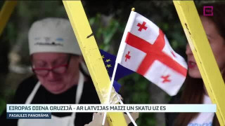 Eiropas diena Gruzijā – ar Latvijas maizi un skatu uz ES