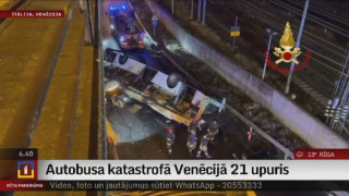 Autobusa katastrofā Venēcijā 21 upuris