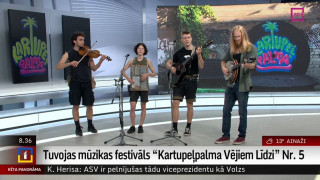 Tuvojas mūzikas festivāls "Kartupeļpalma Vējiem Līdzi"