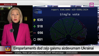 Eiroparlaments dod zaļo gaismu aizdevumam Ukrainai