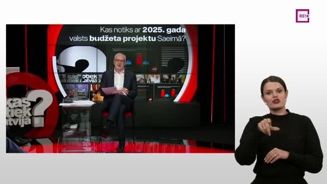 Zīmju valodā. Kas notiks ar 2025. gada valsts budžeta projektu Saeimā?