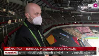 "Arēna Rīga" – burbuļi, piesardzība un hokejs!