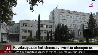 Kovida izplatība liek slimnīcās ieviest ierobežojumus