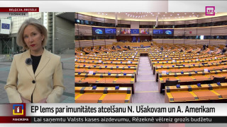 EP lems par imunitātes atcelšanu Ušakovam un Amerikam