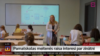 Pamatskolas meitenēs raisa interesi par zinātni