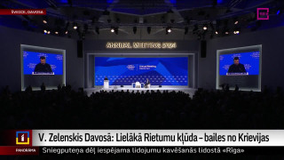 Zelenskis Davosā: Lielākā Rietumu kļūda – bailes no Krievijas
