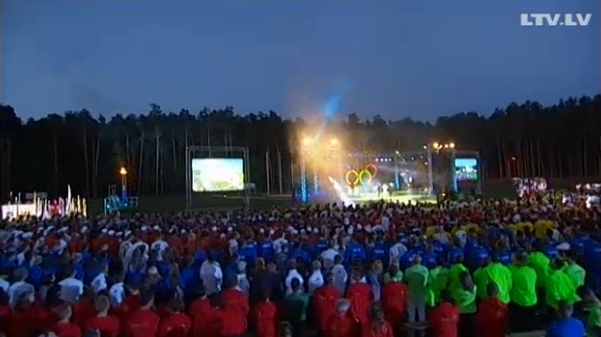 Latvijas IV Olimpiādes atklāšanas ceremonija