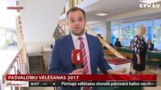 LTV tiešraide no vēlēšanu iecirkņa Rīgā, Anniņmuiža. Izvēlies nākotni!