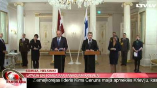 Latvija un Somija par sankcijām Krievijai