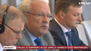 Dūklavs uz konferenci ielūdz sankciju sarakstā esošu amatpersonu