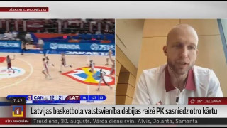 Latvijas basketbola valstsvienība debijas reizē PK sasniedz otro kārtu
