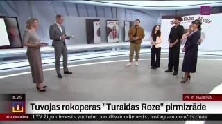 Tuvojas rokoperas "Turaidas Roze" pirmizrāde