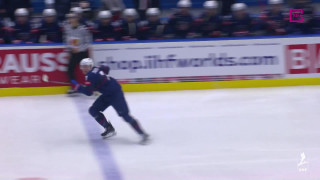 Pasaules hokeja čempionāta spēles Latvija - ASV 1. trešdaļas epizodes