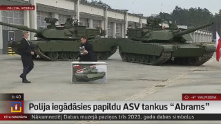 Polija iegādāsies papildu ASV tankus "Abrams"