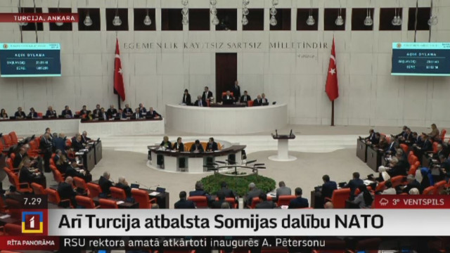 Turcija atbalsta Somijas dalību NATO