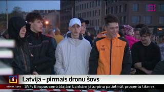 Pirmo reizi Latvijā skatāms dronu šovs
