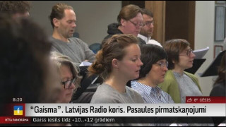 "Gaisma". Latvijas Radio koris. Pasaules pirmatskaņojumi