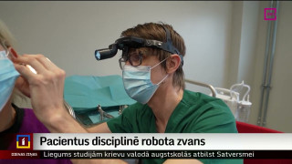 Pacientus disciplinē robota zvans