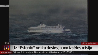 Uz "Estonia" vraku dosies jauna izpētes misija