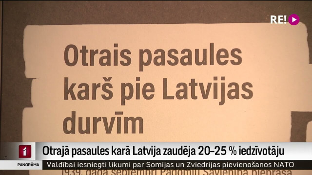 Otrajā pasaules karā Latvija zaudēja 20–25 % iedzīvotāju