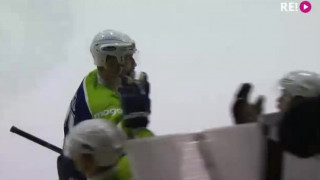 Latvijas Čempionāta fināls hokejā. 1.spēle.  HK MOGO - HK KURBADS. Videoapskats