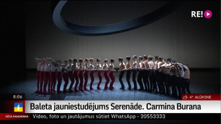 Baleta jauniestudējums Serenāde. Carmina Burana