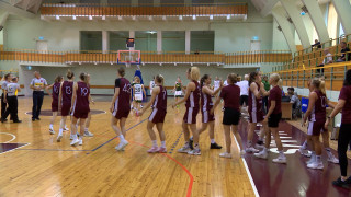 Pārbaudes spēle basketbolā U20 sieviešu izlasēm Latvija - Lietuva