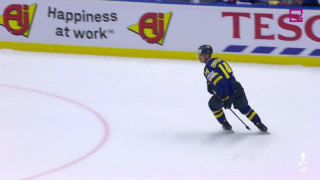 Pasaules hokeja čempionāta spēle Zviedrija - Slovākija 6:1