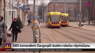 NBS komandieris Daugavpilī skaidro robežas stiprināšanu